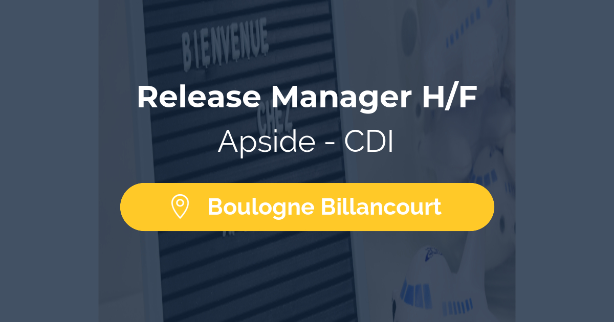 Release Manager H/F